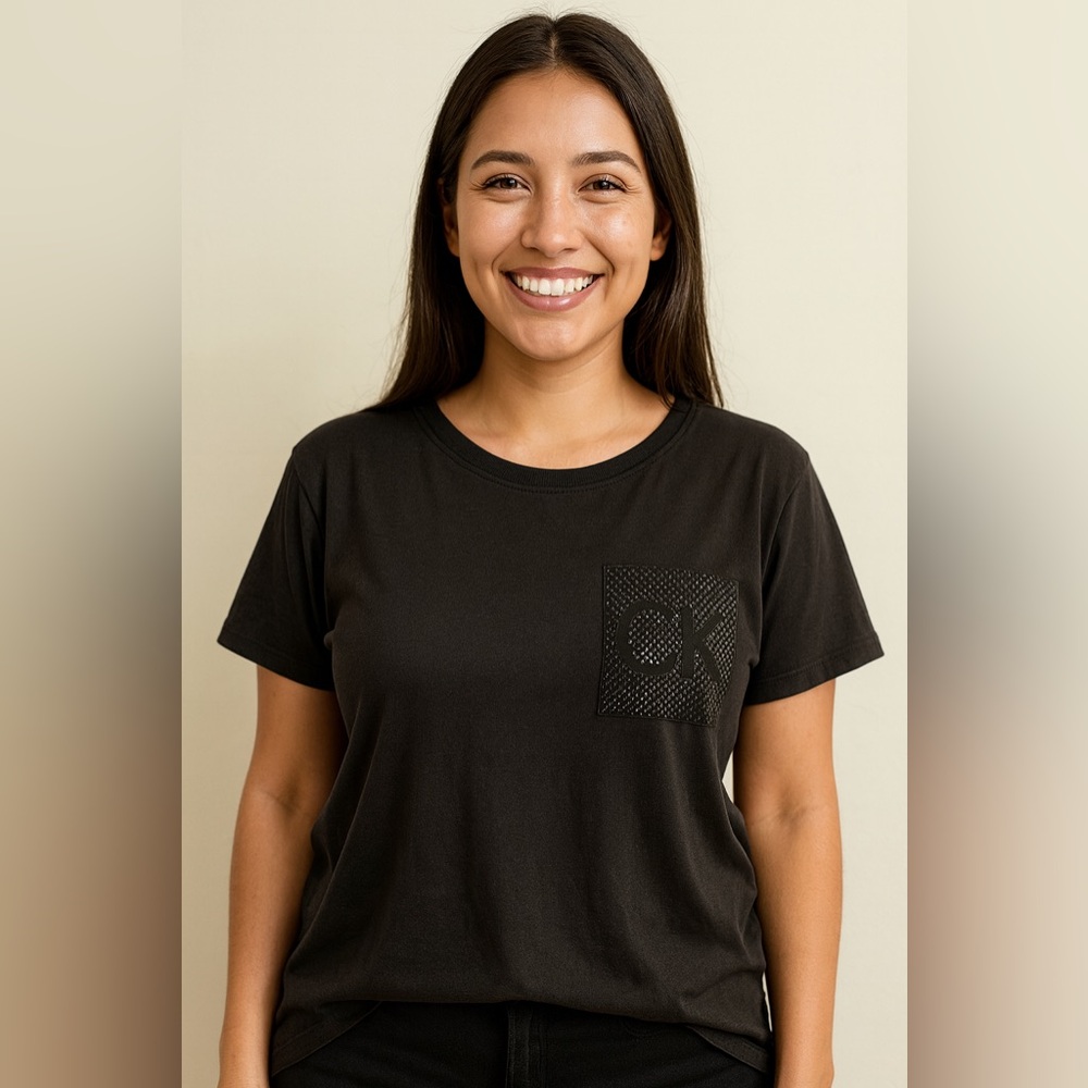 Calvin Klein Black Short Sleeve‎ Tee